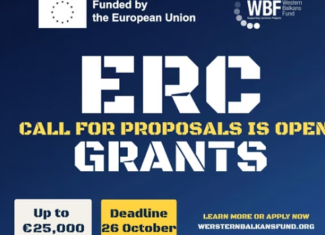 ERC Grants — Western Balkans Fund: Poziv za predloge projekata