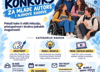 Konkurs za mlade autore: Inkluzija i pristupačnost