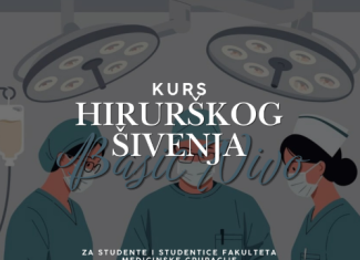OTVOREN POZIV – KURS HIRURŠKOG ŠIVENJA