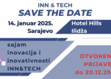 Poziv za prijavu na 3. Sajam inovacija i inovativnosti INN&TECH
