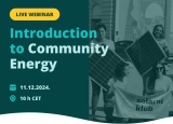 Webinar:  “Introduction to Community Energy”