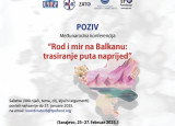 Međunarodna konferencija – ”Rod i mir na Balkanu: trasiranje puta naprijed”