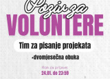 Poziv za volontere - Tim za pisanje projekata