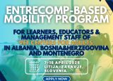 Poziv centrima za obrazovanje odraslih – Prijavite se za program  mobilnosti u Sloveniji 7-16 aprila