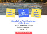 Open call for youth exchange click green in Jonkoping Sweden