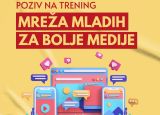Prijavi se na trening: Mreža mladih za bolje medije!