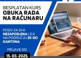 Poziv na besplatnu obuku rada na računaru