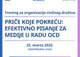 Priče koje pokreću: Efektivno pisanje za medije u radu OCD