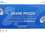 Javni poziv u okviru projekta “Smislimo, kreirajmo i usvojimo politike prema mladima”