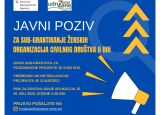 Javni poziv za sub-grantiranje ženskih organizacija civilnog društva