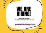 We’re hiring: Philanthropic Communications Specialist