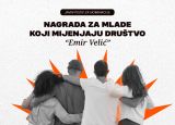 Javni poziv za nominacije: Nagrada za mlade koji mijenjaju društvo “Emir Velić”