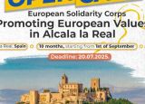Open Call for Long-term ESC “Promoting European Values” in Alcala la Real, Spain