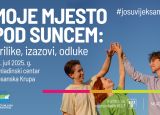 Moje mjesto pod suncem: Prilike, izazovi, odluke – Prijavi se!