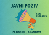 JAVNI POZIV ZA DODJELU GRANTOVA za organizacijsko jačanje i razvoj OCD-a