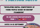 Call for participants: TC “Developing digital competences of young people based on DigComp
