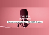 SPIKERSKA RADIONICA – „Tvoj Glas. Tvoj Brend“
