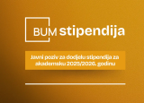Prijava za stipendiju — Akademska 2025/2026. godina — Biznis unija menadžera