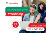ProChamp 2.0: ProCredit Bank okuplja mlade talente, nagrada 4.500 KM