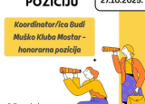 Udruženje Okret/Spin traži Koordinatora/icu Budi Muško Kluba Mostar!