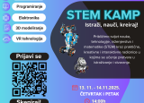 Poziv na učešće u STEM Kampu: Uči, istraži, kreiraj!