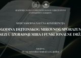 Poziv na press konferenciju: Naučni skup povodom 30 godina Dejtonskog mirovnog sporazuma