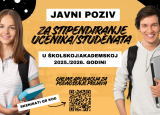 Objavljen javni poziv za stipendiranje srednjoškolaca i studenata