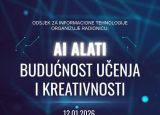 Prijava za radionicu: AI ALATI – BUDUĆNOST UČENJA I KREATIVNOSTI