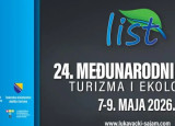 24. Međunarodni sajam turizma i ekologije LIST 2026 od 7. do 9. maja 2026. godine