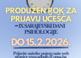IX SARAJEVSKI DANI PSIHOLOGIJE