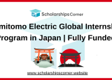 Sumitomo Electric Global Internship Program 2026 – Plaćena praksa u Japanu!