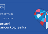KURSEVI FRANCUSKOG JEZIKA | 9. mart – 25. april 2026. | UPIS U TOKU