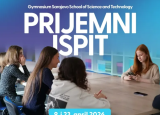 Prijemni ispit za upis u Gimnaziju SSST
