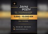 Javni poziv za novoosnovane subjekte: FBIH
