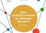 Objavljen je poziv za učešće u forumima za građanske inicijative na području općine Sanski Most