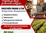 Poziv za prijave ženama sa poduzetničkom idejom!