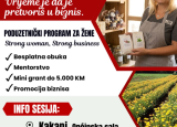 Pozivamo žene sa područja Kaknja na info sesiju!
