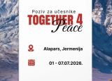 POZIV ZA UČESNIKE – TOGETHER 4 PEACE