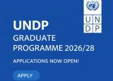 UNDP Graduate Programme 2026/28 – Applications Now Open!
