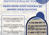 Institucionalna posjeta Vrhovnom Sudu Federacije BiH
