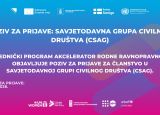 Poziv za prijave: savjetodavna grupa civilnog društva (CSAG)