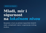 e-kurs: "Mladi, mir i sigurnost na lokalnom nivou"