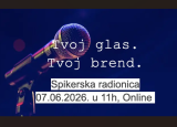 Spikerska radionica – “Tvoj Glas, tvoj Brend”