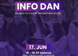 Info dan za upis na master akademske studije 2026/2027.