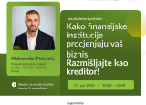 Webinar za mlade: „Kako finansijske institucije procjenjuju vaš biznis: Razmišljajte kao kreditor"