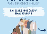 Pop Up Swap: Razmena odeće i knjiga u Evropskoj kući