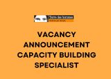 Terre des Hommes Albania is looking for a Capacity Building Specialist