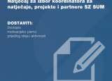NATJEČAJ ZA KOORDINATORA ZA NATJEČAJE, PROJEKTE I PARTNERE