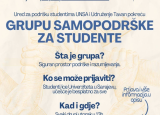 Prijavi se na grupu samopodrške za studente/ice!