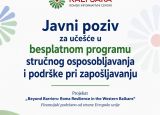 Prijavi se na besplatan program stručnog osposobljavanja i napravi korak ka zaposlenju!